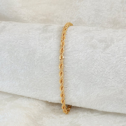 OPULENT BRACELET 18kt Gold Filled Rope